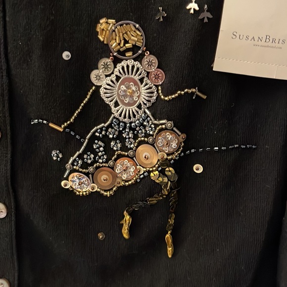 New! Susan Bristol Detailed Cardigan - Picture 7 of 11